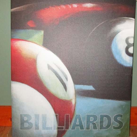BILLIARDS Canvas NWT - Picture 6 of 7